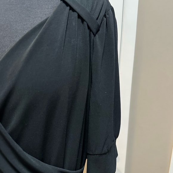 Merona Black Short Sleeve Dress - Picture 2 of 3